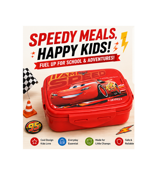 JAYPEE Disney Speed Car SteelTek Lunch Box