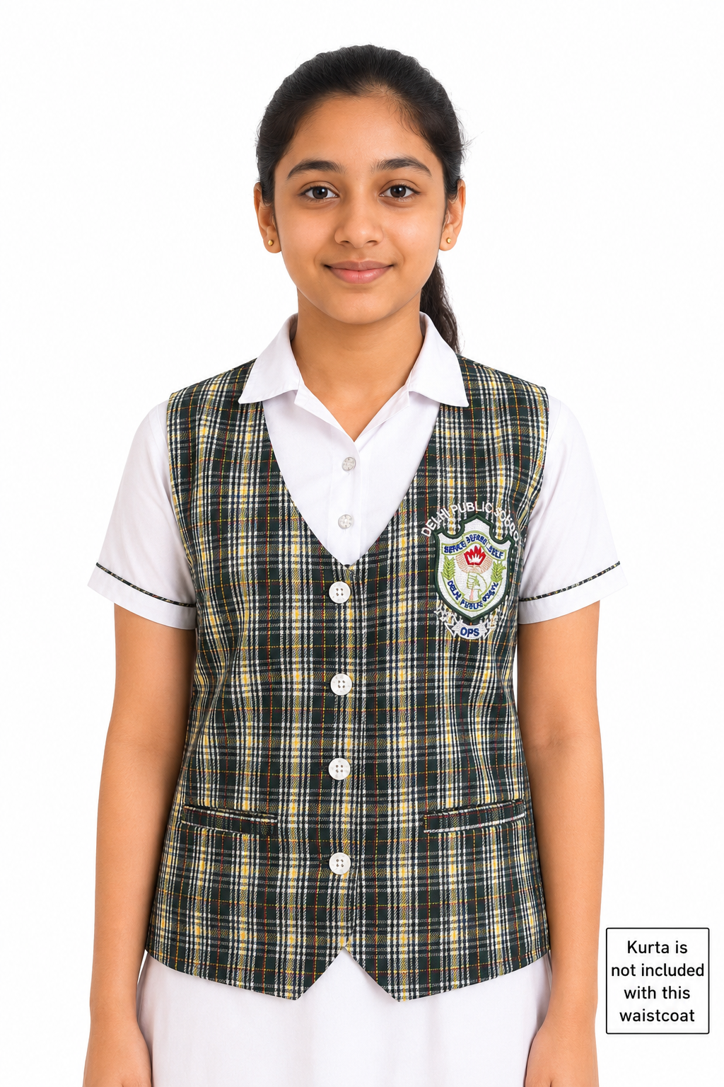 waistcoat for girls 6th to 12th for dps