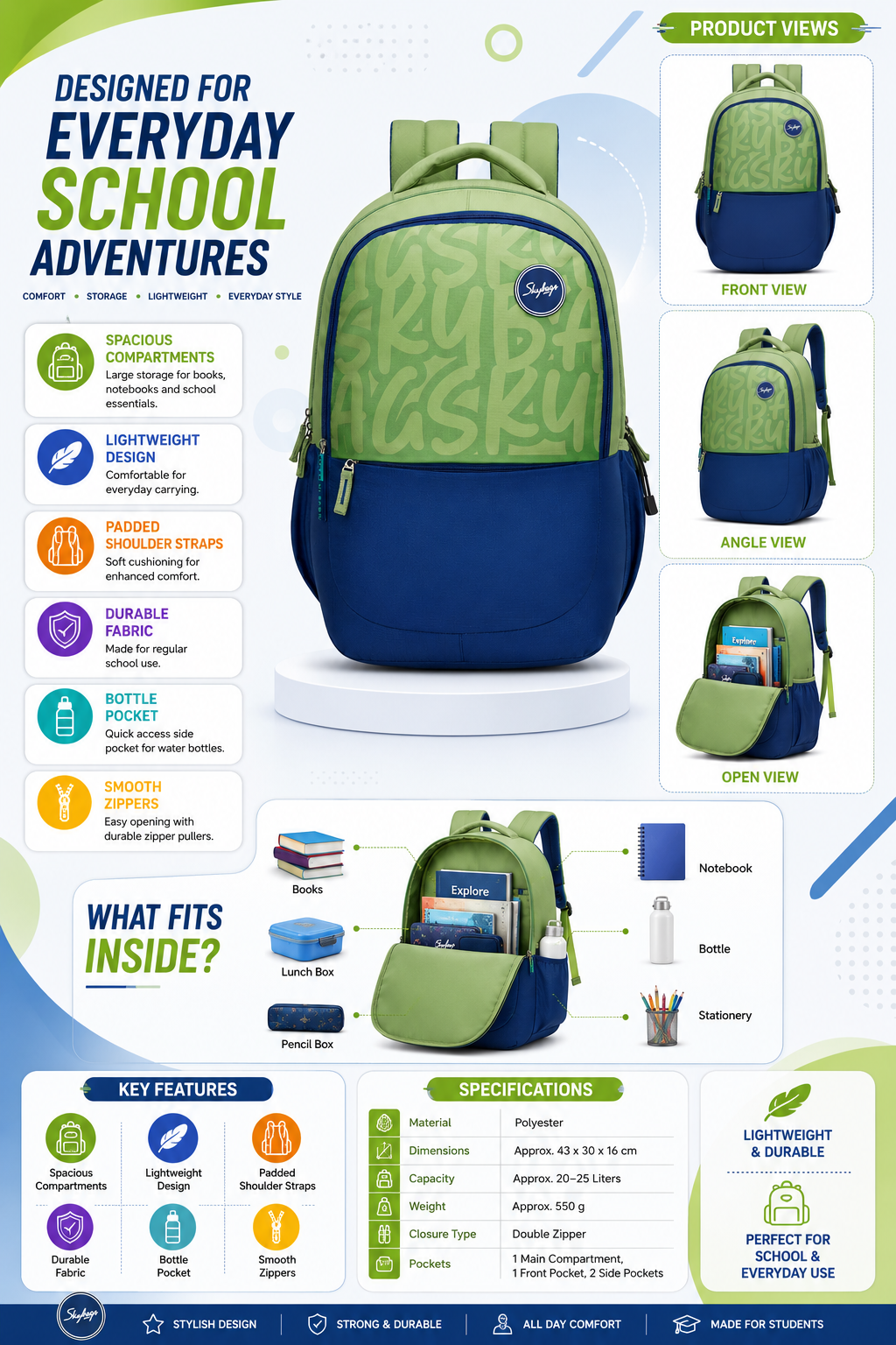 School Backpack for Boys