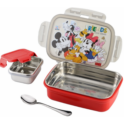 SKI SnapLook Stainless Steel Kids Lunch Box 500ml