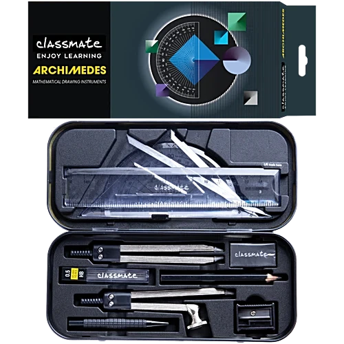 Classmate Archimedes Geometry Box - Premium Box Finish, 1 pc