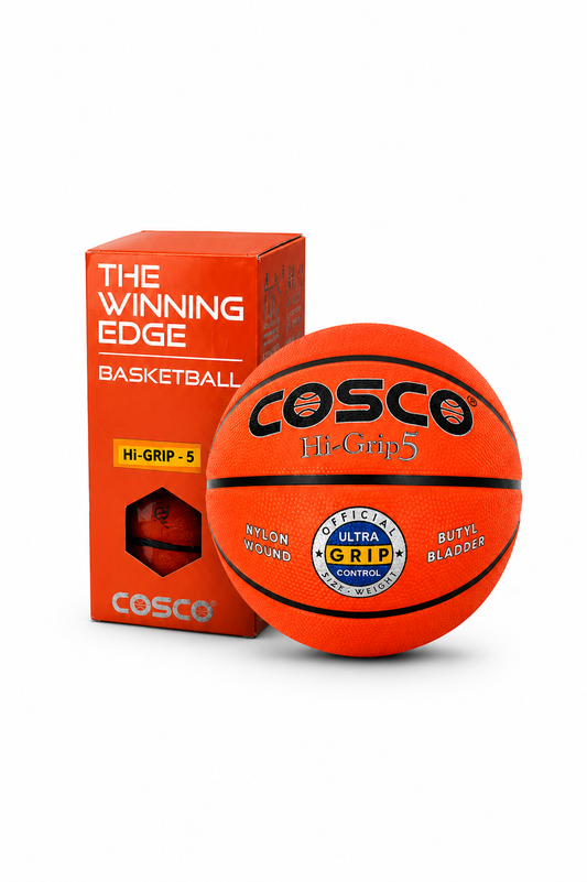 COSCO Hi-Grip Size 5 Rubber Basketball