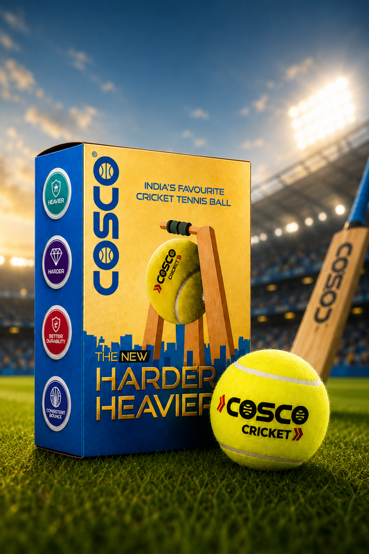 COSCO Rubber Light Cricket Tennis Ball