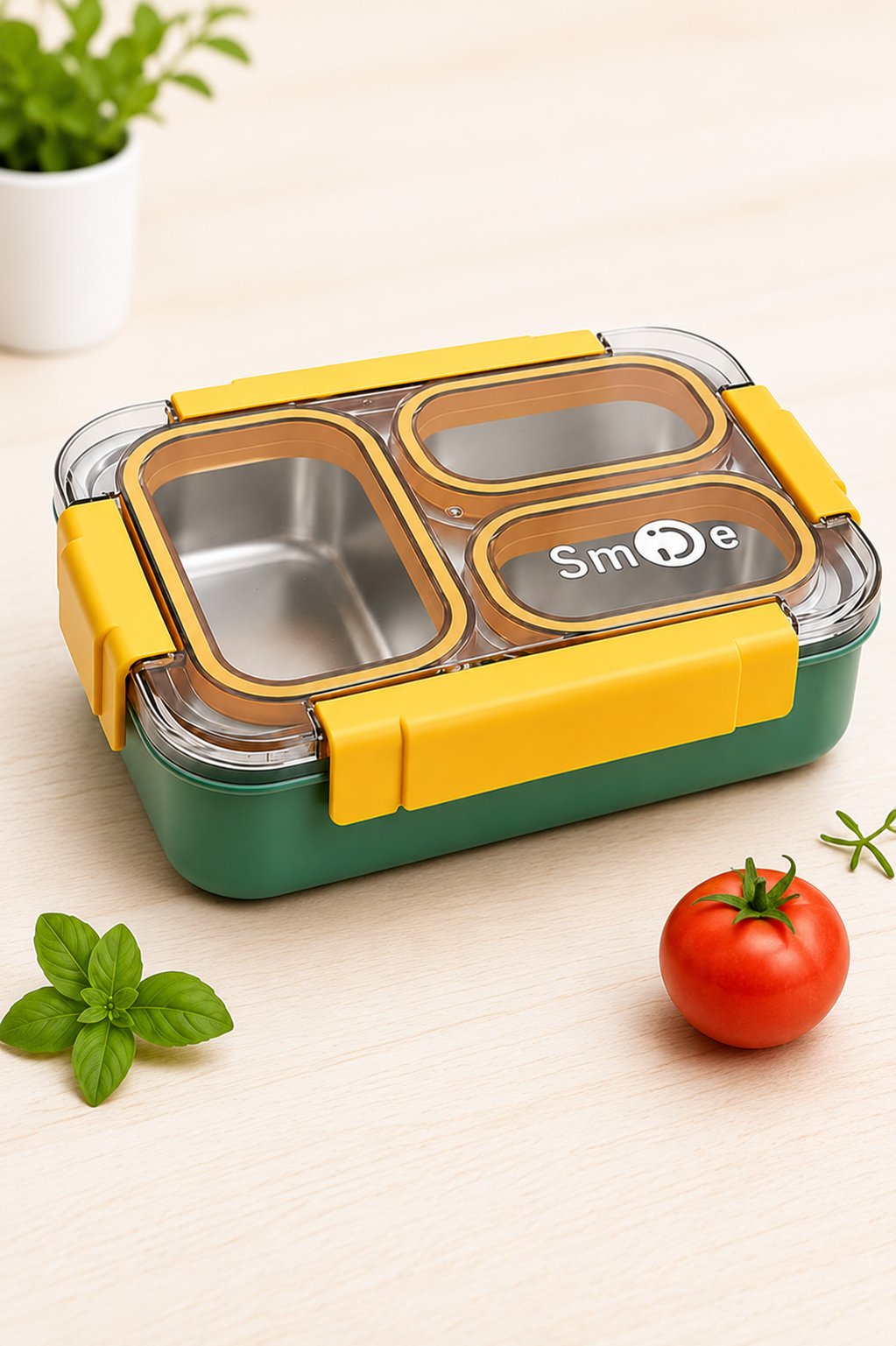 Premium Stainless Steel Leak-Proof 710 Ml | Lunch Box with Silicone Seal Ring