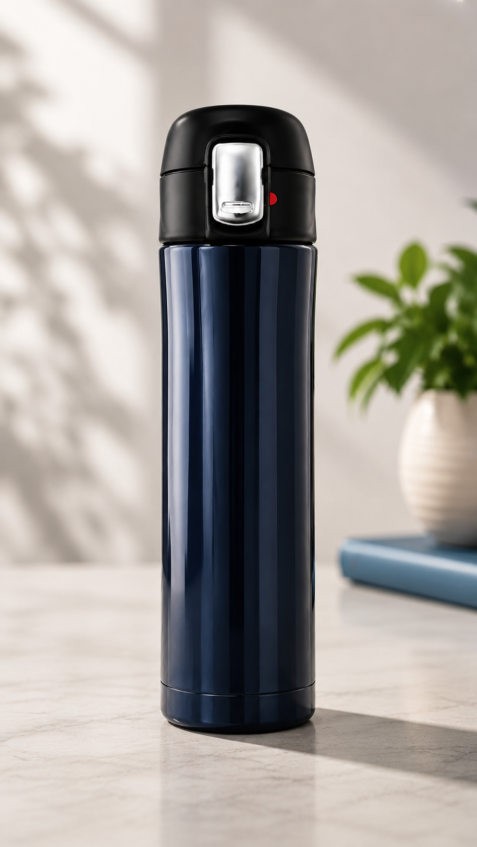 Cello Flip 460ml VacuSteel Thermosteel Water Bottle 24 Hours Hot & Cold