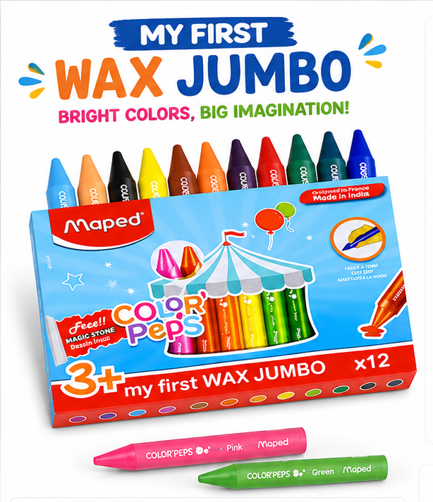 Wax Jambo, Maped Color, Maped Cryons