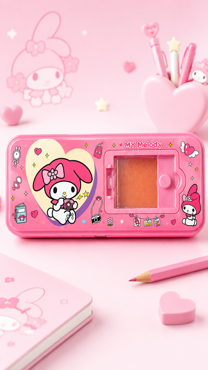 Cute My Melody Cartoon Metal Pencil Box