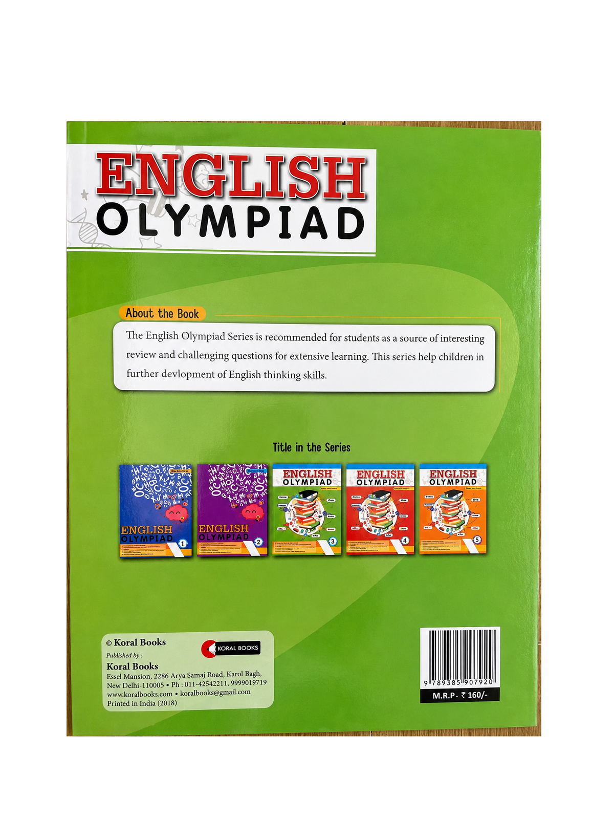 English Olympiad 3 | English Olympiad Practice Book for Class 3