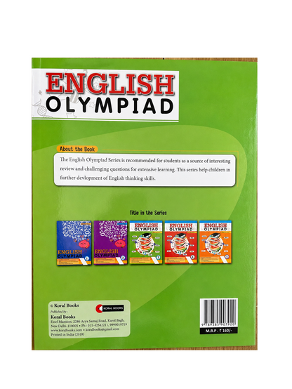 English Olympiad 3 | English Olympiad Practice Book for Class 3