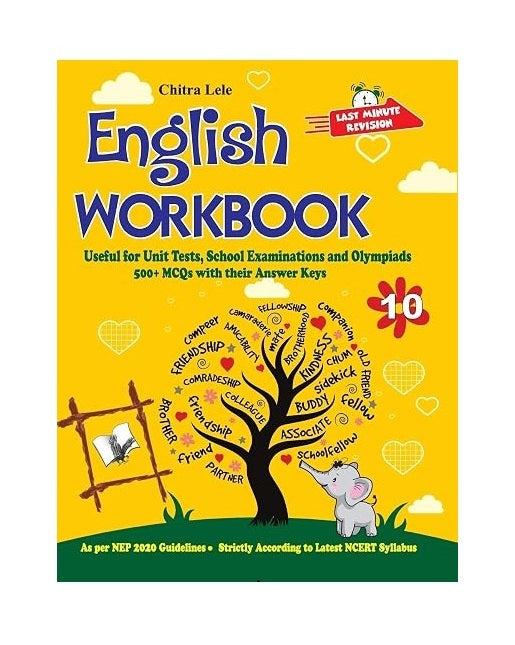 English Workbook Class 10 | Unit Tests, Half-Yearly & Annual Exams