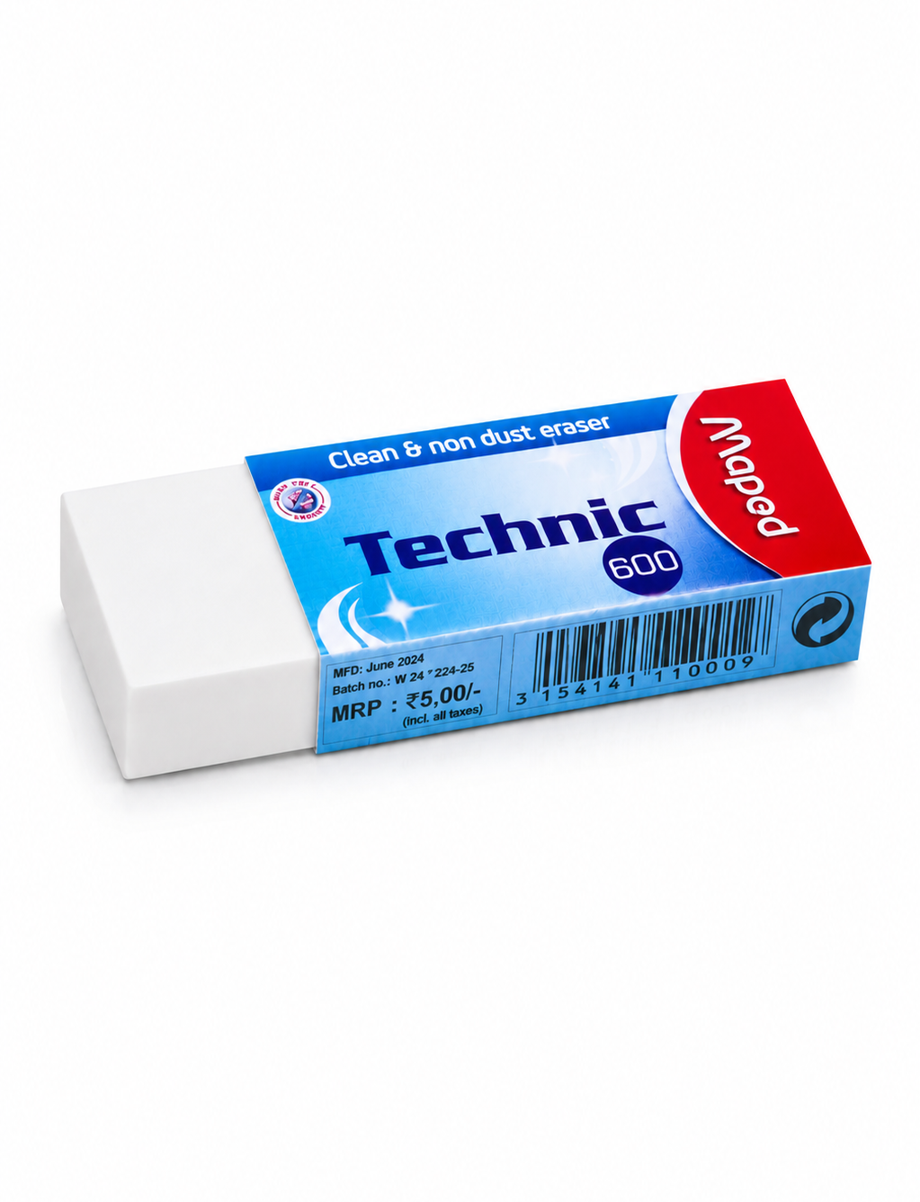Maped Technic 100 Premium Eraser (Pack of 8)