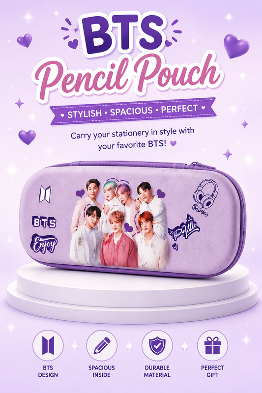 BTS pencil pouch