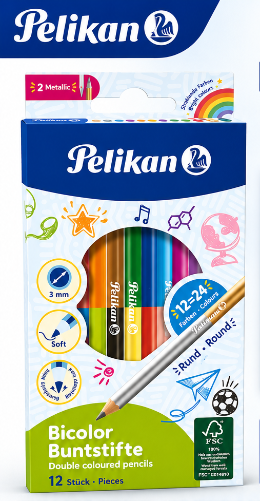 pelikan colors, 24 shades