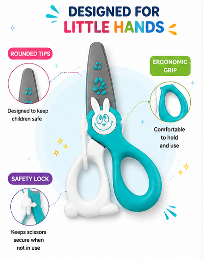 Maped Kidicut Security Safety Scissors for Kids