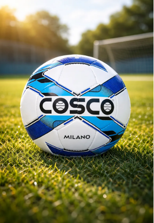Cosco Milano Synthetic-Fiber Foot Ball, Size 5