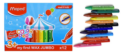 Wax Cryons,Colors,12 Color set 