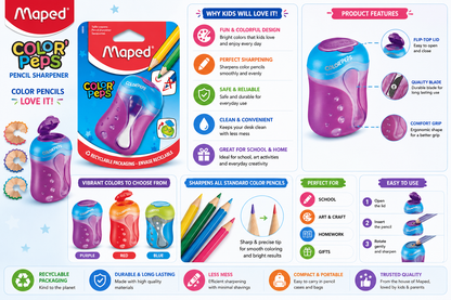 Maped Color'Peps Pencil Sharpener