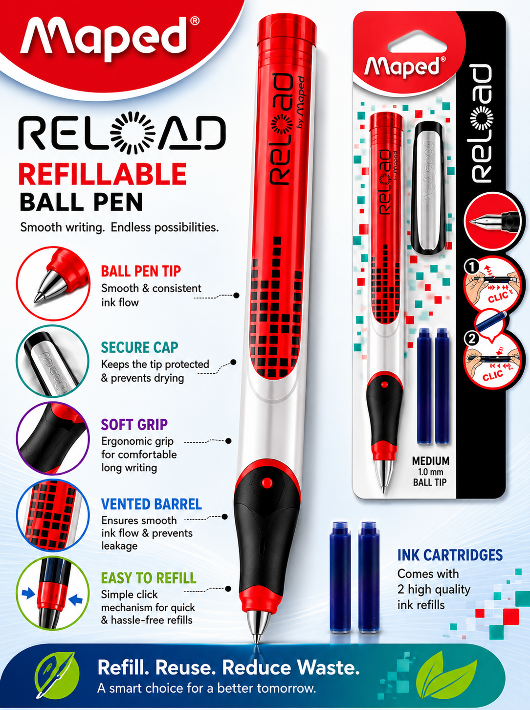 Maped Ball Pen,Maped School Pen 
