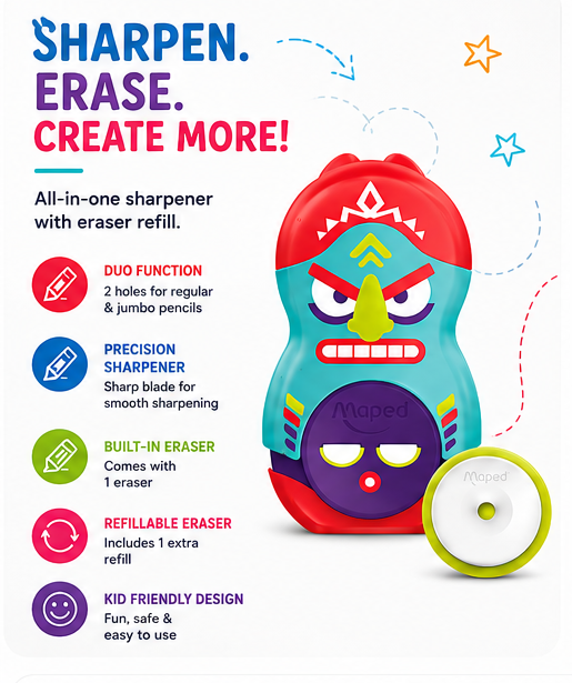 Best Eraser for School,Buy Maped Stationery Online