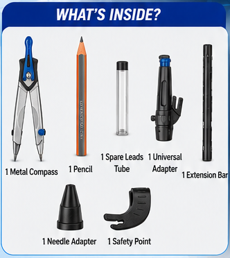 Maped School Supplies,Best Geometry Box