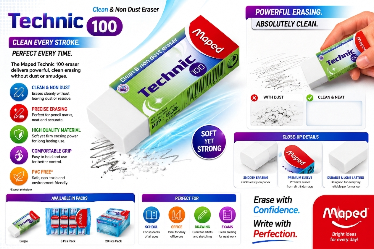 Tech 100, Maped eraser,