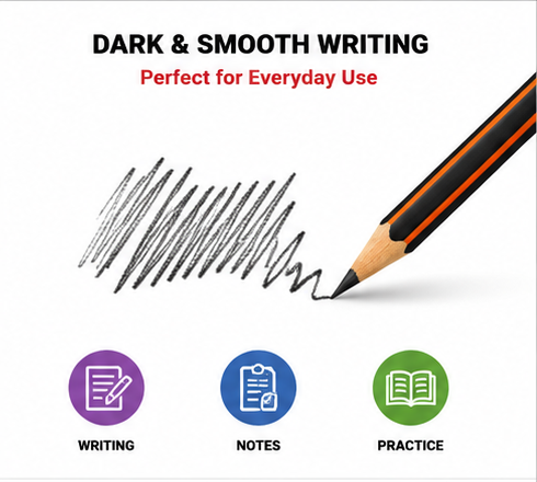 Maped Black Peps HB Pencil Pack of 10
