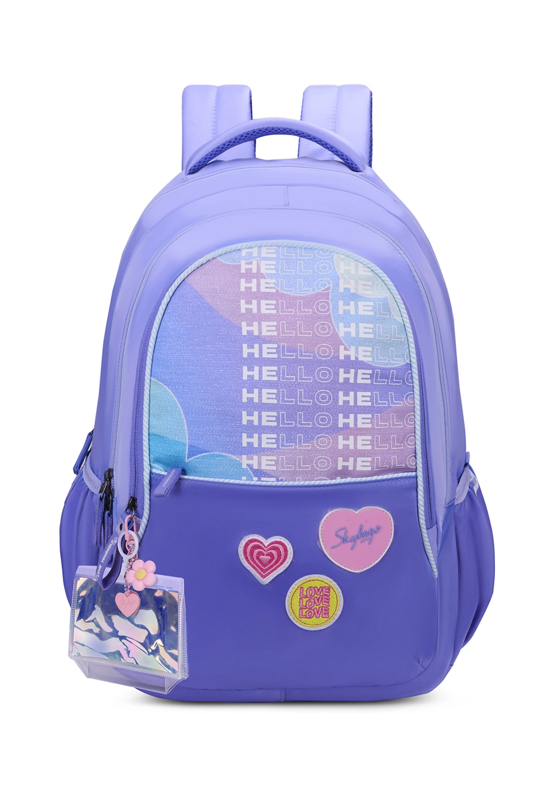 Skybags Glitter 01 School BP Purple