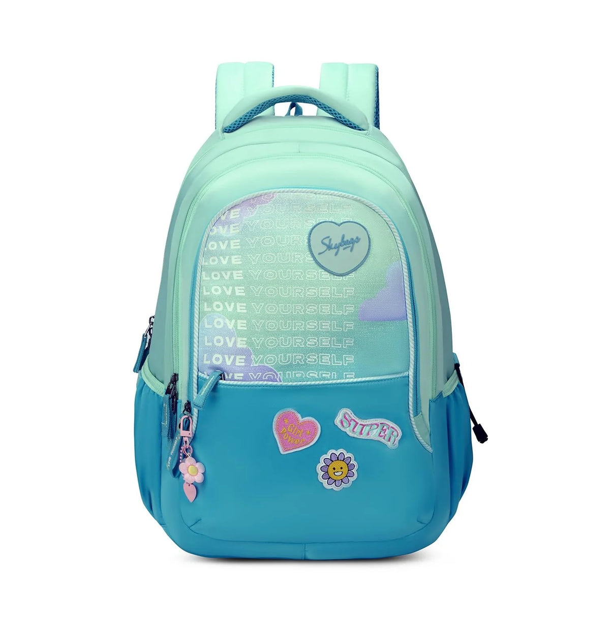  Skybags Glitter 02 School BP Green 
