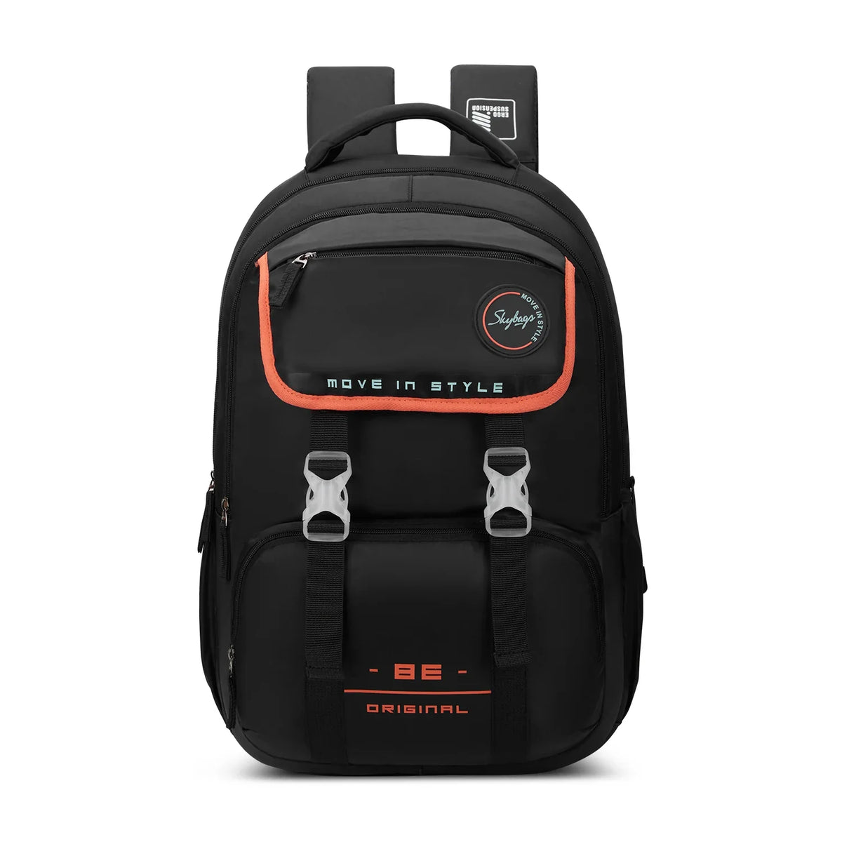 Skybags Sizzler Pro Hot Box Black School Backpack