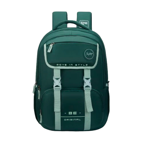 Skybags Sizzler Pro Hot Box Dark Green School Backpack 