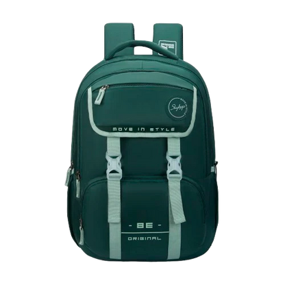 Skybags Sizzler Pro Hot Box Dark Green School Backpack 