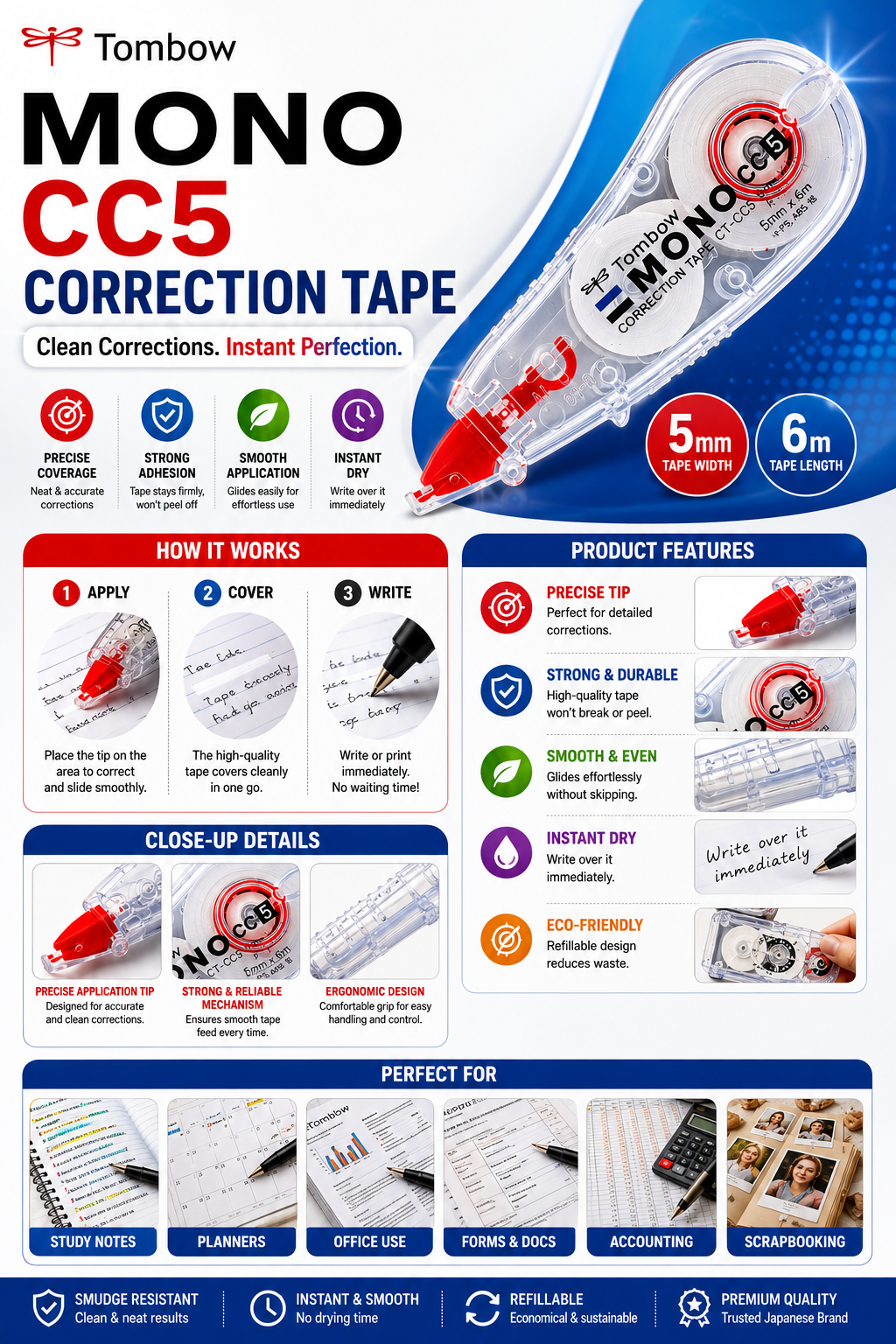 Buy Tombow Correction Tape Online