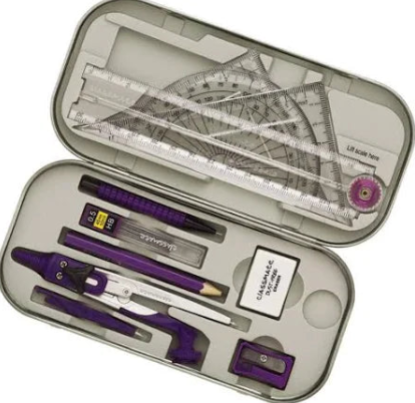 Complete Student Geometry Kit – Durable & Compact