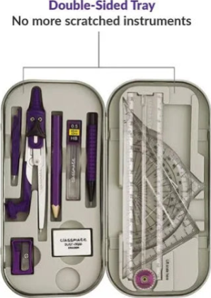 Complete Student Geometry Kit – Durable & Compact