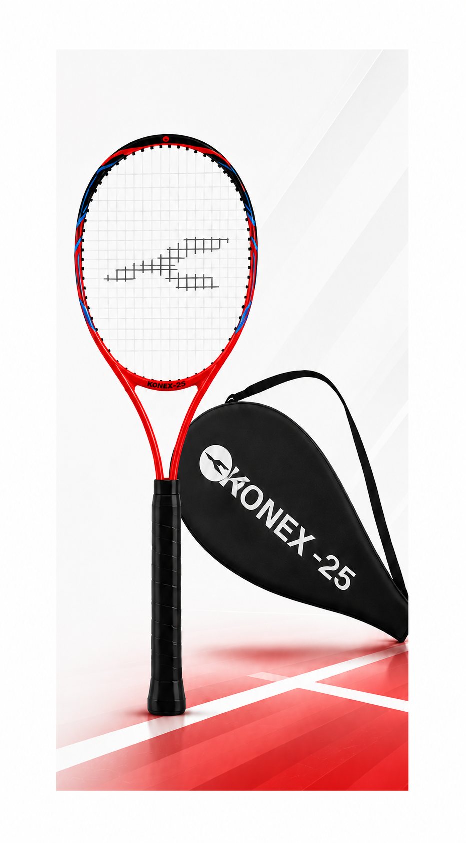 Konex Junior Tennis Racket 25 Inch | Lightweight & Comfortable Grip
