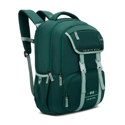 Skybags Sizzler Pro Hot Box Dark Green School Backpack | 39L