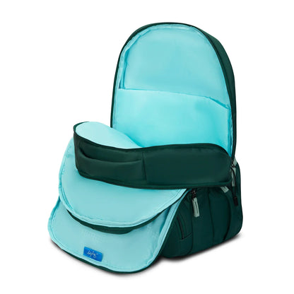 Skybags Sizzler Pro Hot Box Dark Green School Backpack | 39L