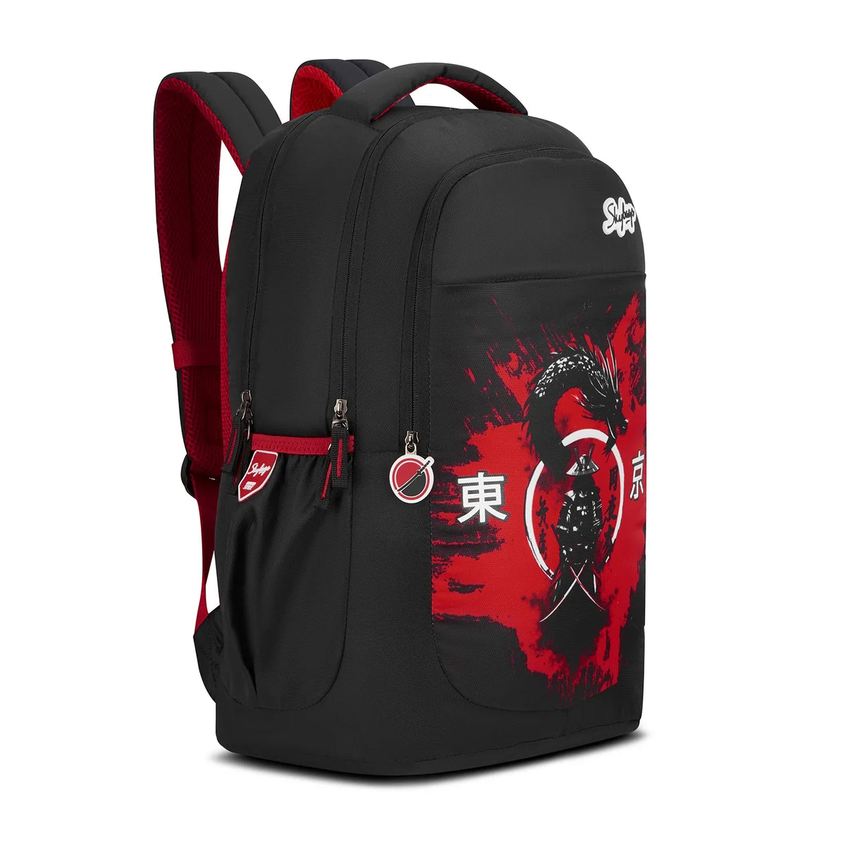 Skybags Kenshi RC Black School Backpack for Boys and Girls | 34L