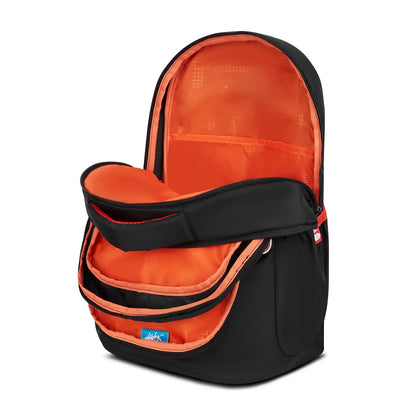 Skybags Kenshi RC Black School Backpack for Boys and Girls | 34L