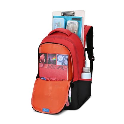 Skybags Manga Trinity Red School Backpack | 27L
