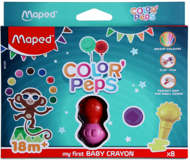 Maped Color Peps,Maped Baby crayons